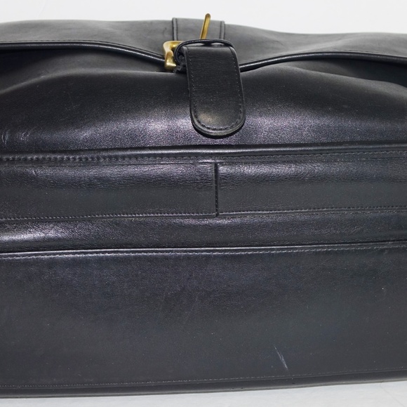 Vintage Coach 5283 Harrison Briefcase Black - Picture 2 of 8